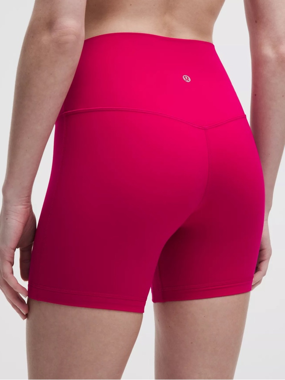 LULULEMON Align No Line High-Rise Hot Pink Spandex Biker Short 6" Size 6